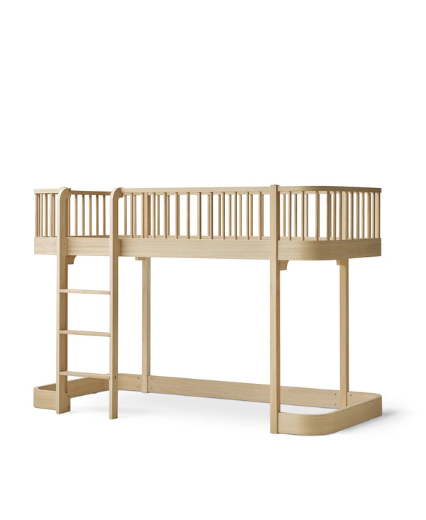 WOOD ORIGINAL LOW LOFT BED